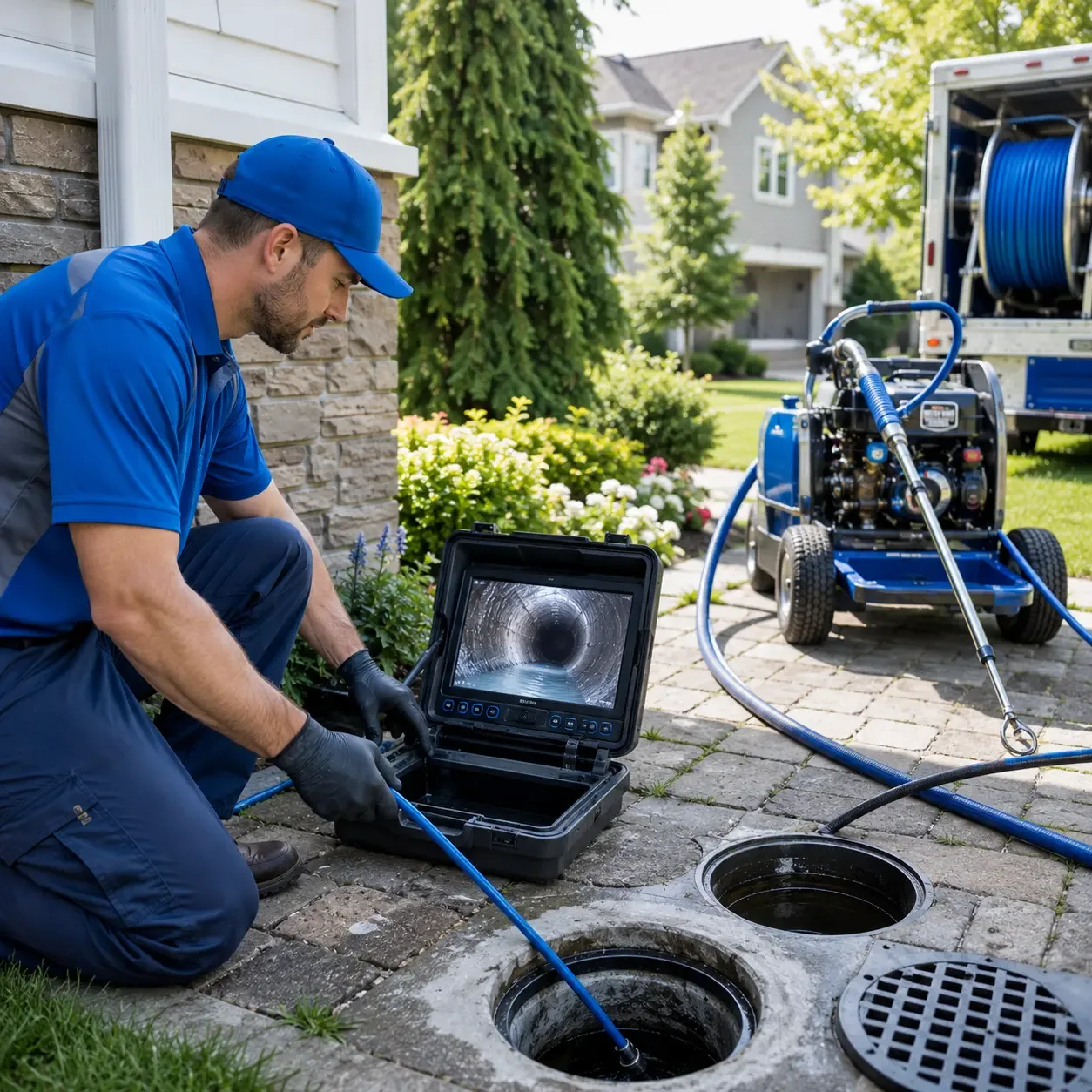 Outdoor drain cleaning professionals serving Montrose, MI
