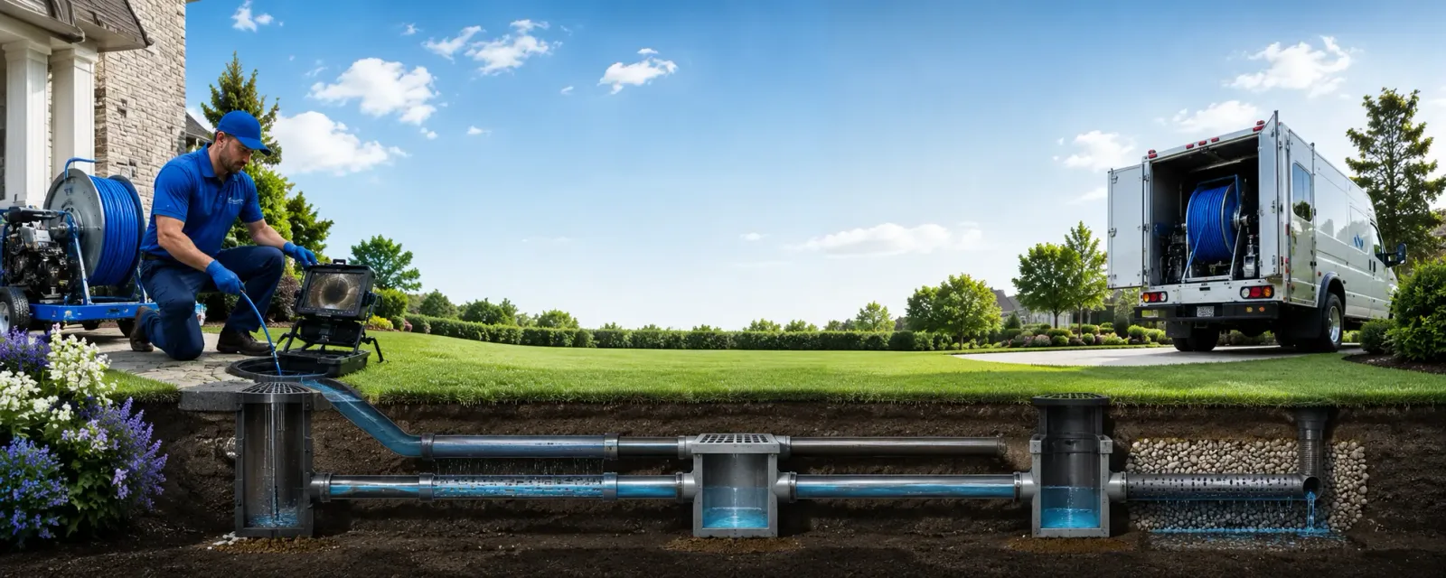Outdoor drain cleaning information for Montrose, MI